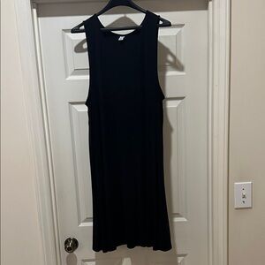 Old Navy Black Midi Dress